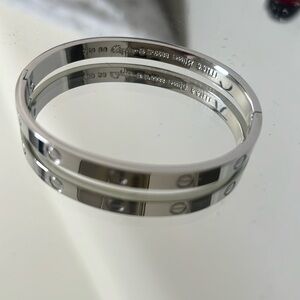 Stanley steel Love bracelet